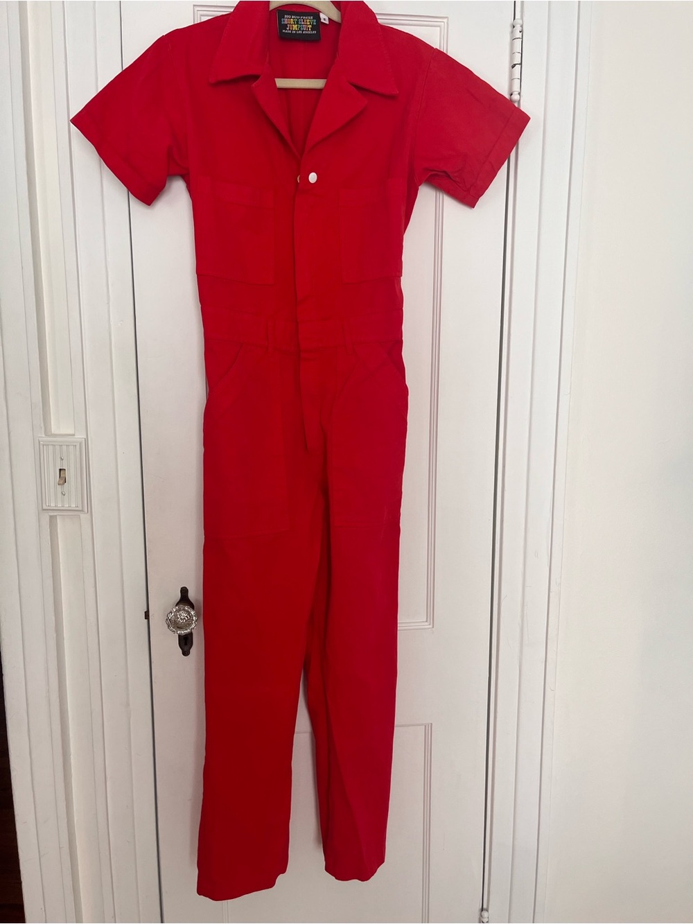 Big Bud Press Red Short-Sleeve Jumpsuit